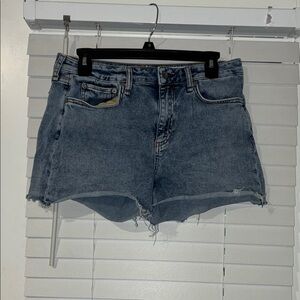 rag & bone Distressed Blue Jean Shorts